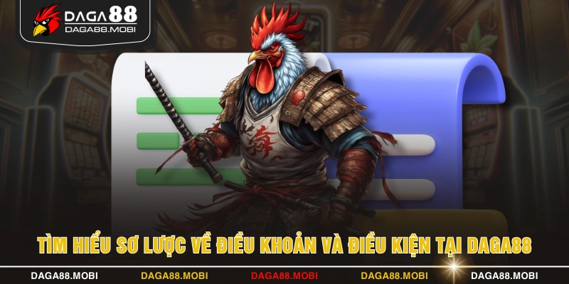 Tìm hiểu sơ lược về điều khoản và điều kiện tại DAGA88